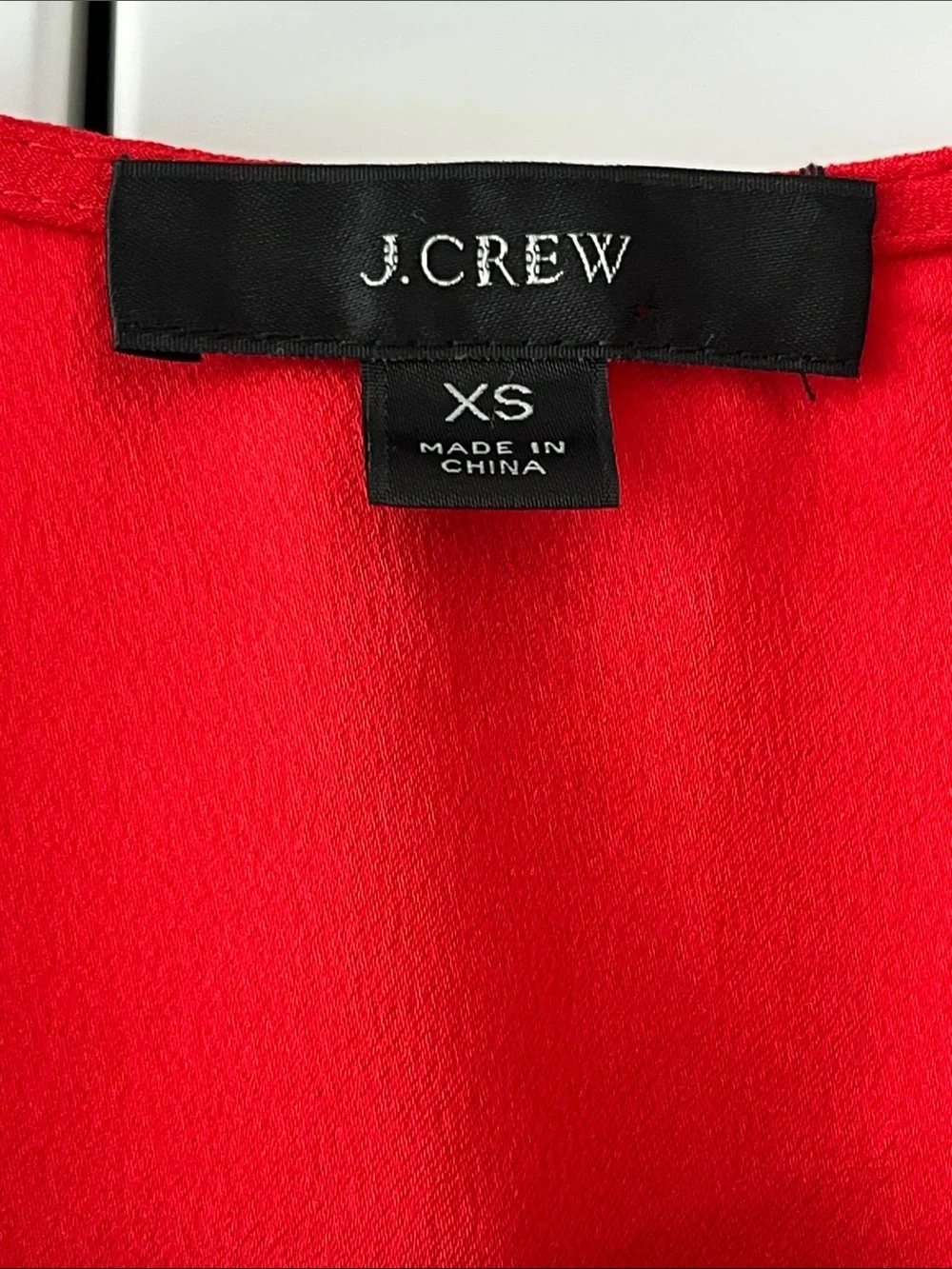 J. Crew vibrant red